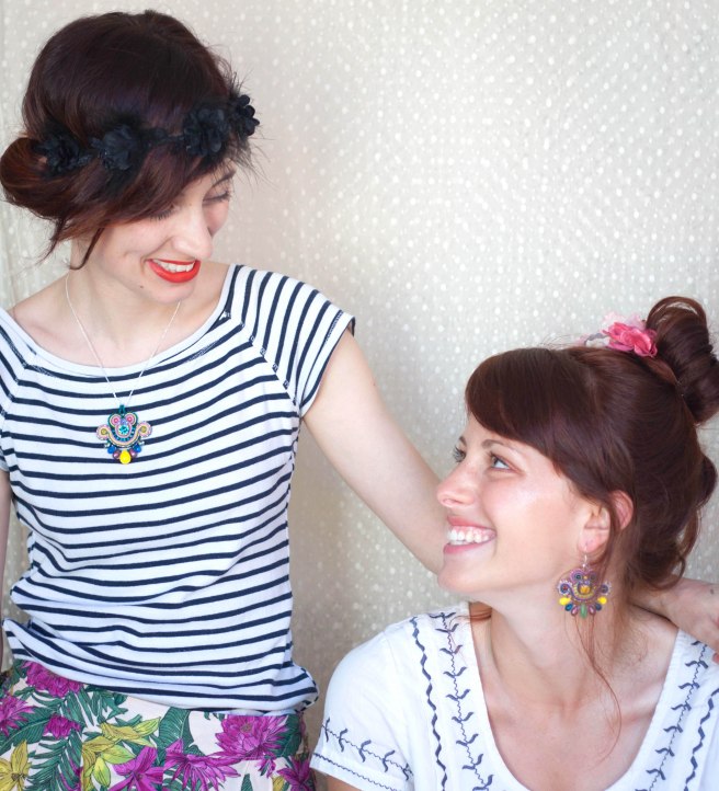 Dissident Sheep bijoux brodés photos Camille 12