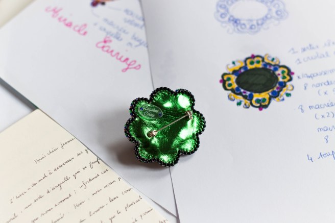 Dissident sheep bijoux brodés haute couture - collection Avril 18 manhattan making of 2